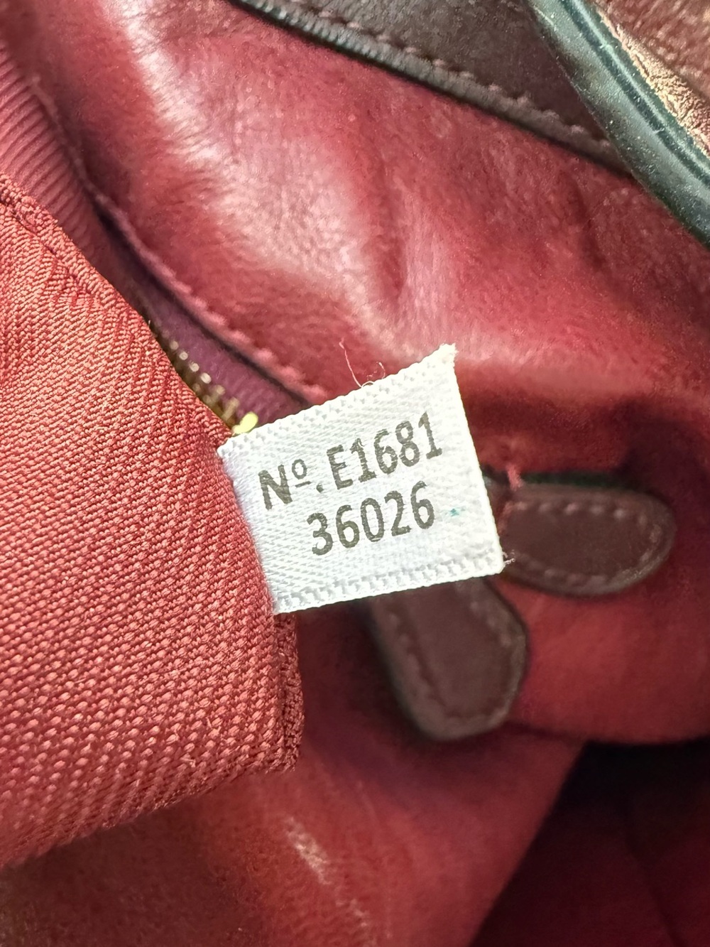 Coach Smooth Leather Hobo Bag in Deep Wine - Picture 12 of 14